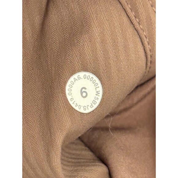 Lululemon Dance Studio Jogger Pants Women’s 6 Brown Spanish Oak Stretch Tapered - Picture 11 of 11